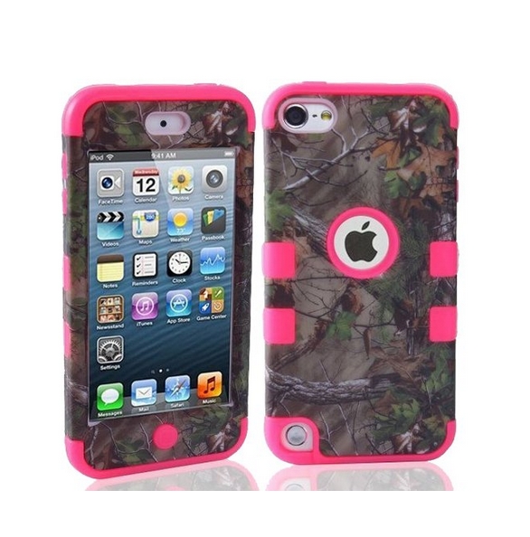 Defender Tough Armor Tree Camo Shockproof Dual Layer High Impact Camouflage Hunting pink